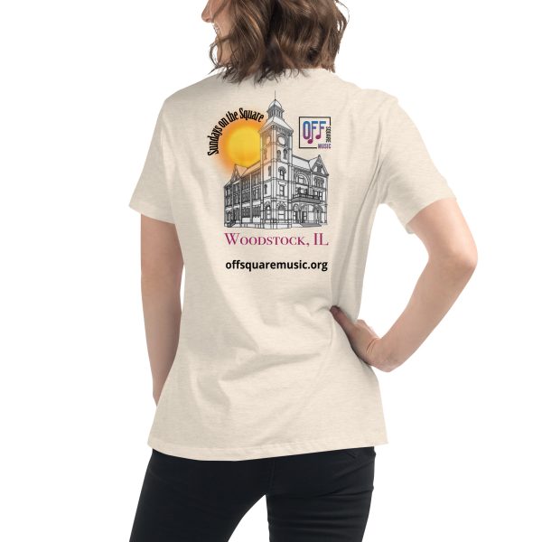 Sundays on the Square - Women's Relaxed T-Shirt (light colors) - Image 9