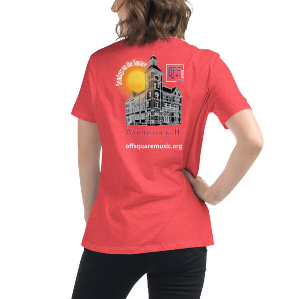 Sundays on the Square - Women's Relaxed T-Shirt (dark colors) - Image 8