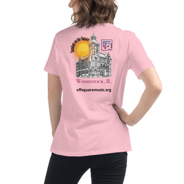 Sundays on the Square - Women's Relaxed T-Shirt (light colors) - Image 7