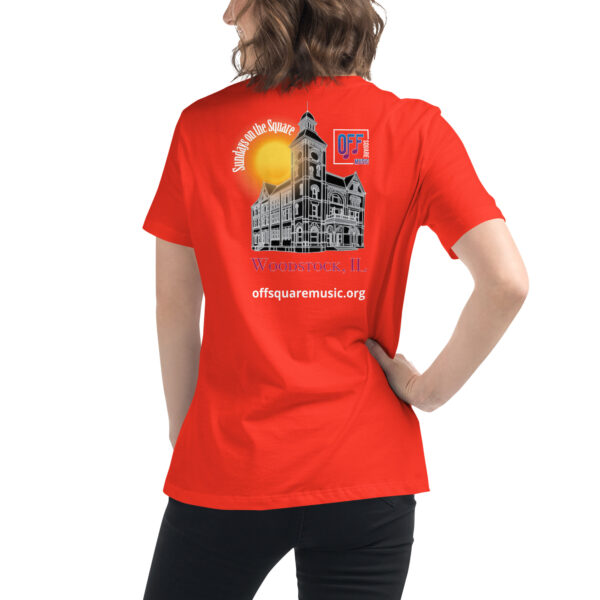 Sundays on the Square - Women's Relaxed T-Shirt (dark colors) - Image 6