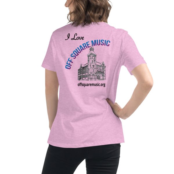 I Love Off Square Music - Women's Relaxed T-Shirt (light colors) - Image 17