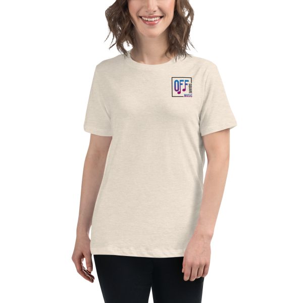 I Love Off Square Music - Women's Relaxed T-Shirt (light colors) - Image 20