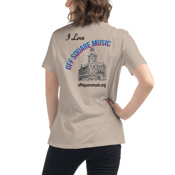 I Love Off Square Music - Women's Relaxed T-Shirt (light colors) - Image 15