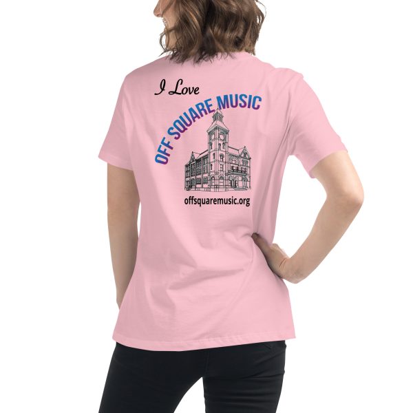 I Love Off Square Music - Women's Relaxed T-Shirt (light colors) - Image 19