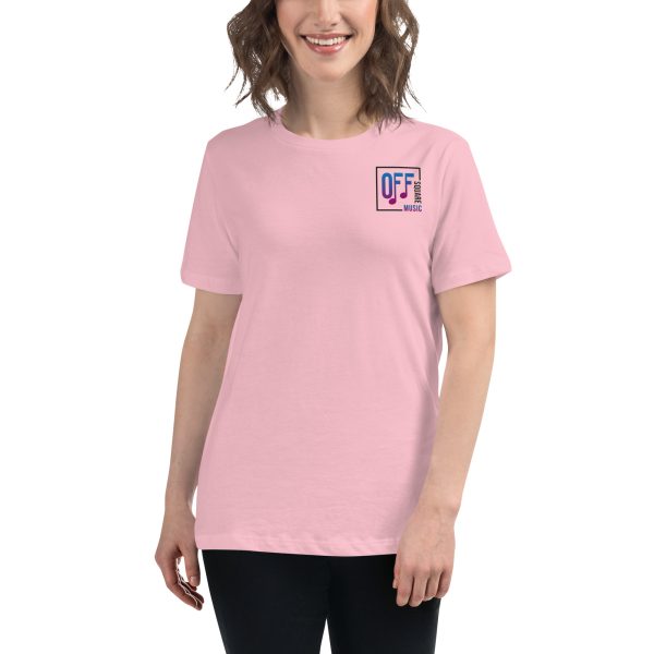 I Love Off Square Music - Women's Relaxed T-Shirt (light colors) - Image 5