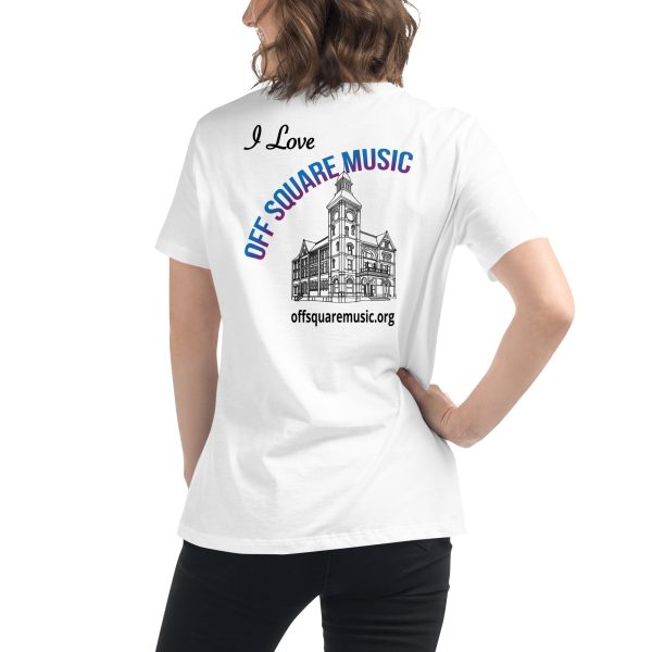 I Love Off Square Music - Women's Relaxed T-Shirt (light colors) - Image 24