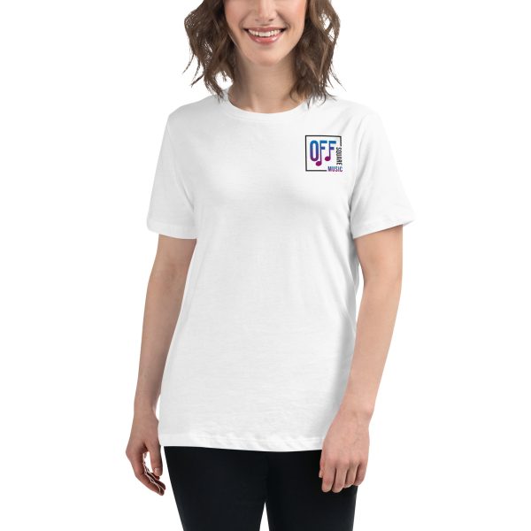 I Love Off Square Music - Women's Relaxed T-Shirt (light colors) - Image 8