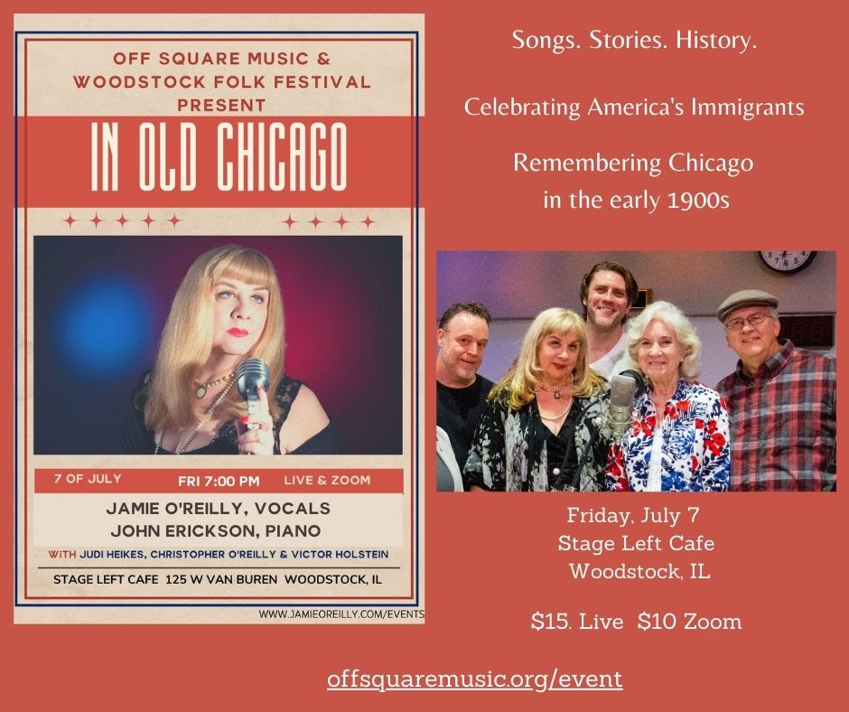 Jamie O'Reilly and Ensemble bring In Old Chicago to Woodstock through Off Square On Air.