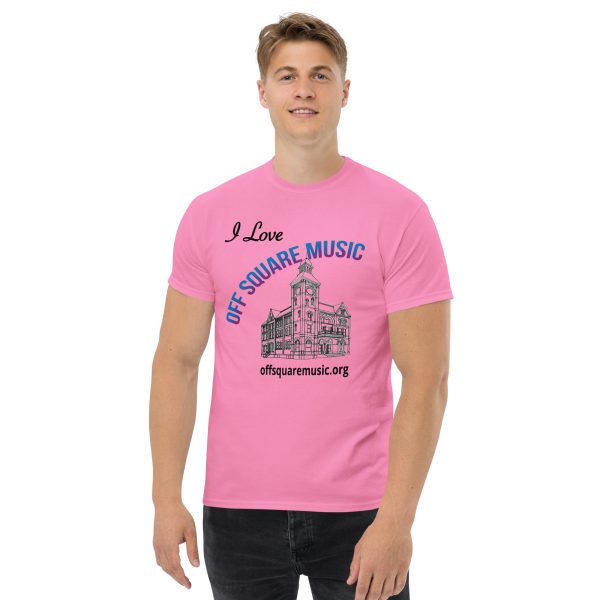 I Love Off Square Music – Men’s classic tee (light colors) - Front-only - Image 2