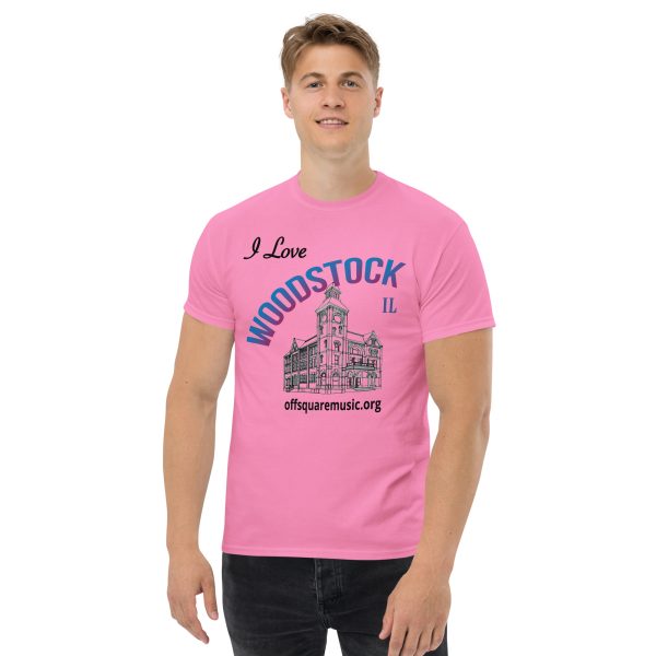 I Love Woodstock – Men’s classic tee (light colors) - Front-only - Image 2