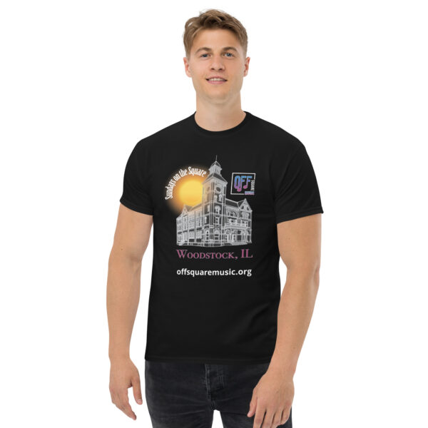 Sundays on the Square – Men’s classic tee (dark colors) - Front-only