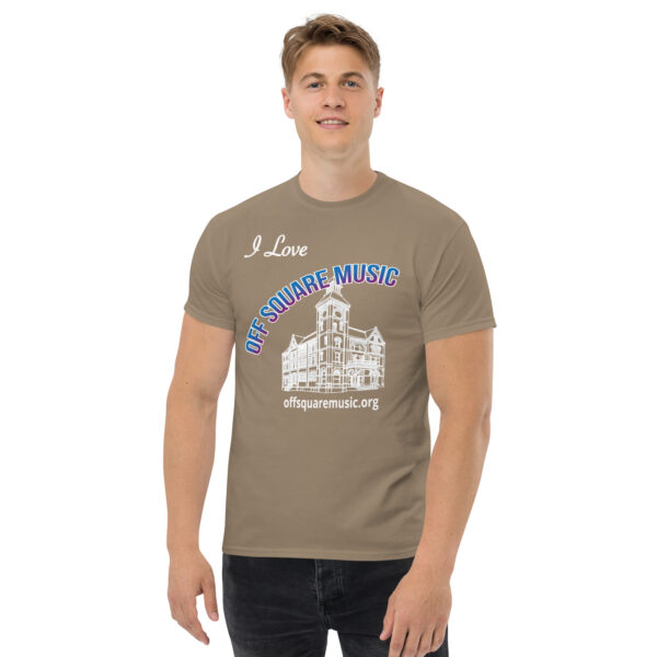 I Love Off Square Music – Men’s classic tee (dark colors) - Front-only - Image 9