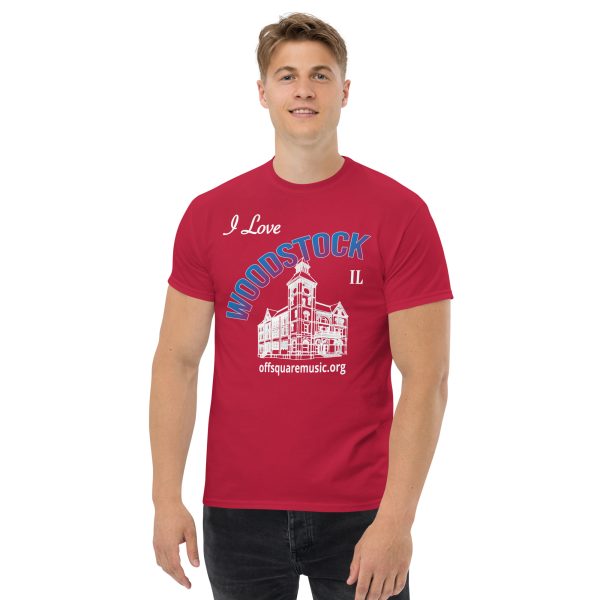 I Love Woodstock – Men’s classic tee (dark colors) - Front-only - Image 5