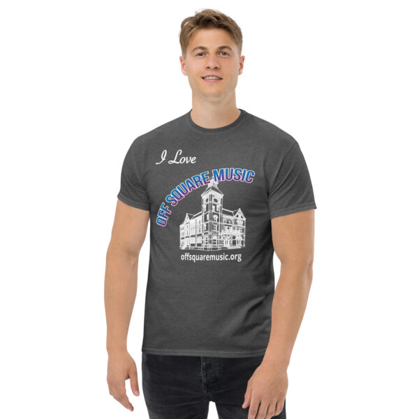 I Love Off Square Music – Men’s classic tee (dark colors) - Front-only - Image 6