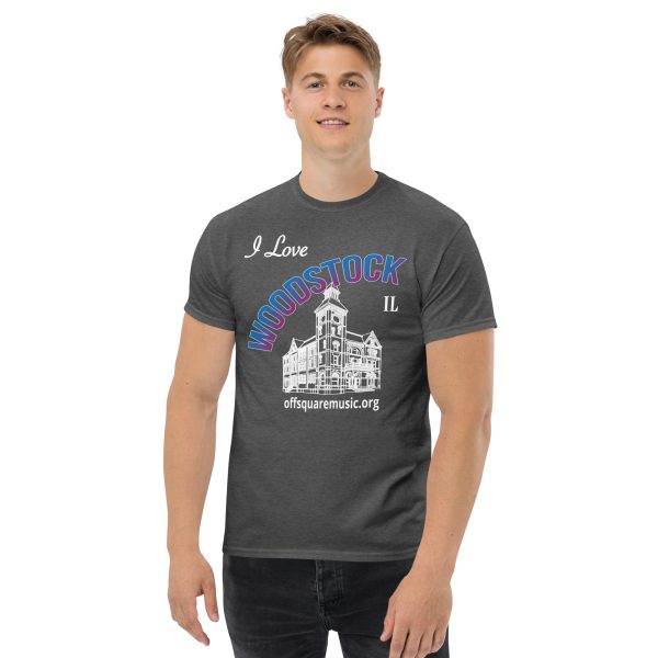 I Love Woodstock – Men’s classic tee (dark colors) - Front-only - Image 6