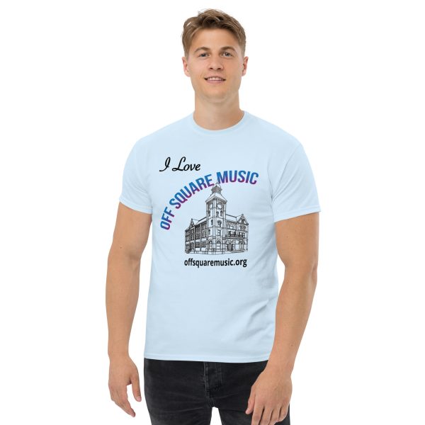 I Love Off Square Music – Men’s classic tee (light colors) - Front-only - Image 5