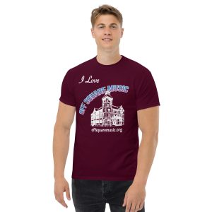 I Love Off Square Music – Men’s classic tee (dark colors) - Front-only