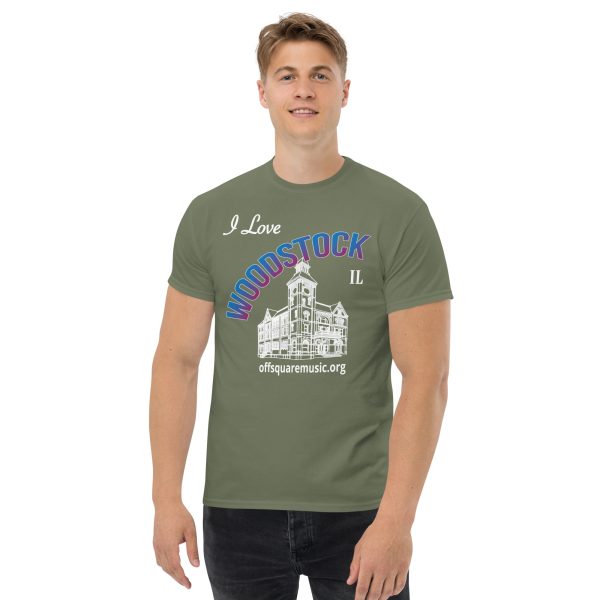 I Love Woodstock – Men’s classic tee (dark colors) - Front-only - Image 8