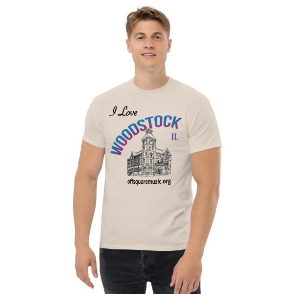 I Love Woodstock – Men’s classic tee (light colors) - Front-only - Image 4