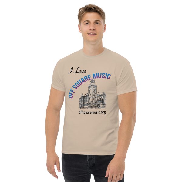I Love Off Square Music – Men’s classic tee (light colors) - Front-only - Image 3