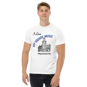 I Love Off Square Music – Men’s classic tee (light colors) - Front-only