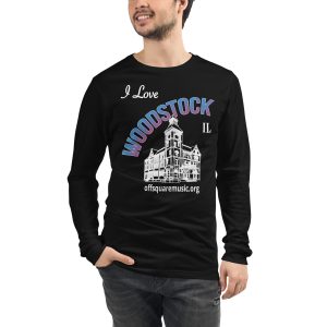 I Love Woodstock – Unisex Long Sleeve Tee (dark colors) - Front-only