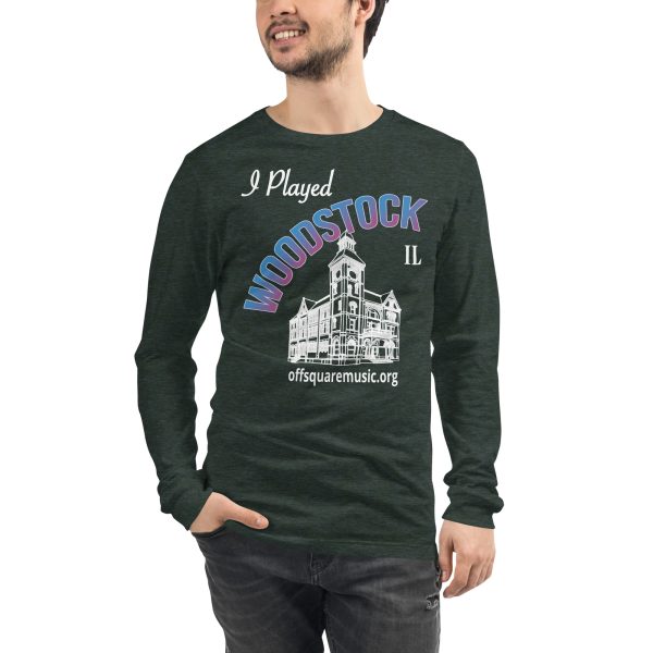 I Played Woodstock – Unisex Long Sleeve Tee (dark colors) - Front-only - Image 5