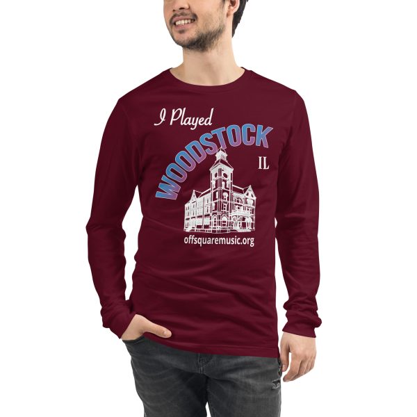I Played Woodstock – Unisex Long Sleeve Tee (dark colors) - Front-only - Image 3