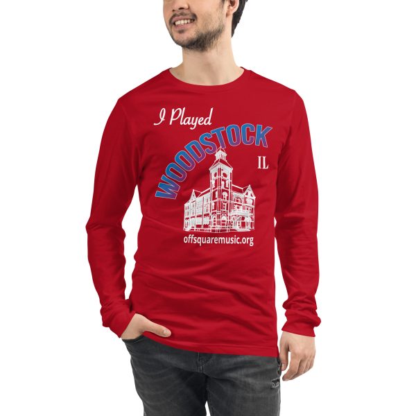 I Played Woodstock – Unisex Long Sleeve Tee (dark colors) - Front-only - Image 4
