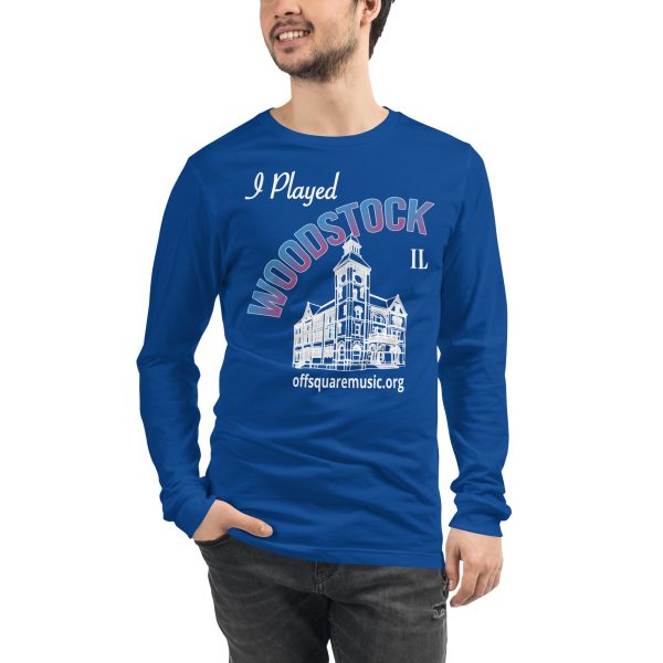 I Played Woodstock – Unisex Long Sleeve Tee (dark colors) - Front-only - Image 7