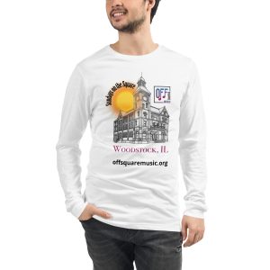Sundays on the Square – Unisex Long Sleeve Tee (light colors) - Front-only