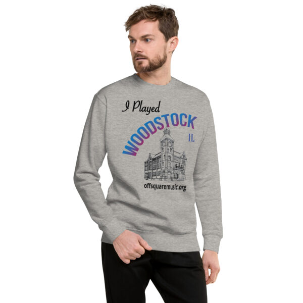 I Played Woodstock – Unisex Premium Sweatshirt (light colors) - Front-only - Image 4