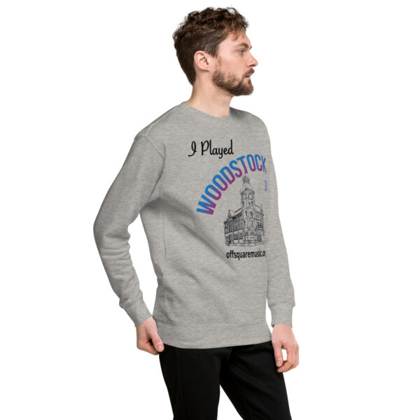 I Played Woodstock – Unisex Premium Sweatshirt (light colors) - Front-only - Image 5