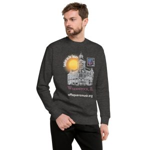 Sundays on the Square – Unisex Premium Sweatshirt (dark colors) - Front-only