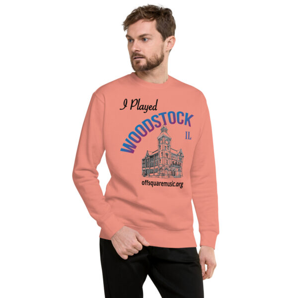 I Played Woodstock – Unisex Premium Sweatshirt (light colors) - Front-only - Image 2