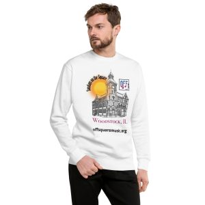 Sundays on the Square – Unisex Premium Sweatshirt (light colors) - Front-only