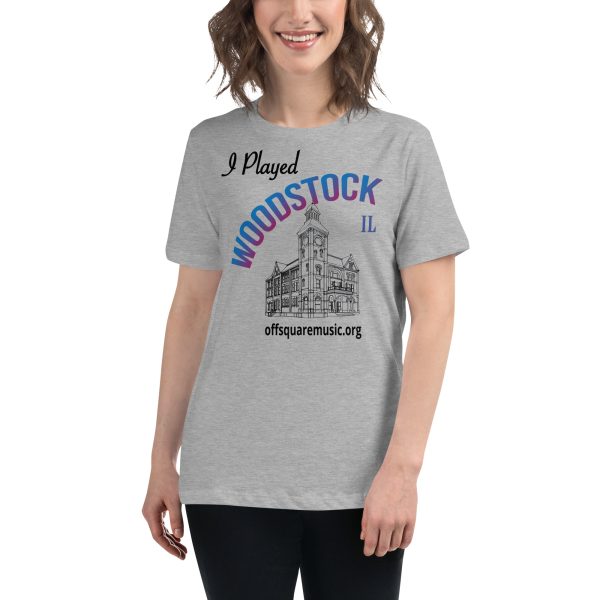 I Played Woodstock – Women’s Relaxed T-Shirt (light colors) - Front-only - Image 2
