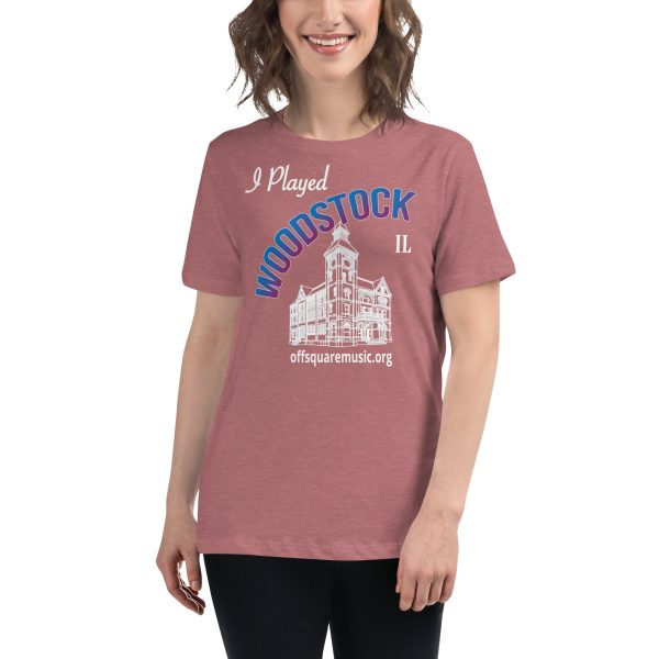 I Played Woodstock – Women’s Relaxed T-Shirt (dark colors) - Front-only - Image 6