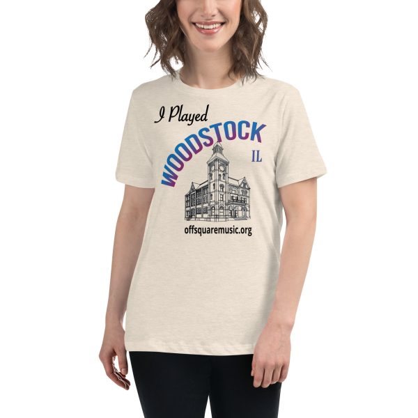 I Played Woodstock – Women’s Relaxed T-Shirt (light colors) - Front-only - Image 5