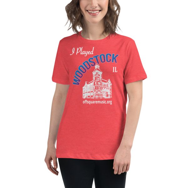 I Played Woodstock – Women’s Relaxed T-Shirt (dark colors) - Front-only - Image 4