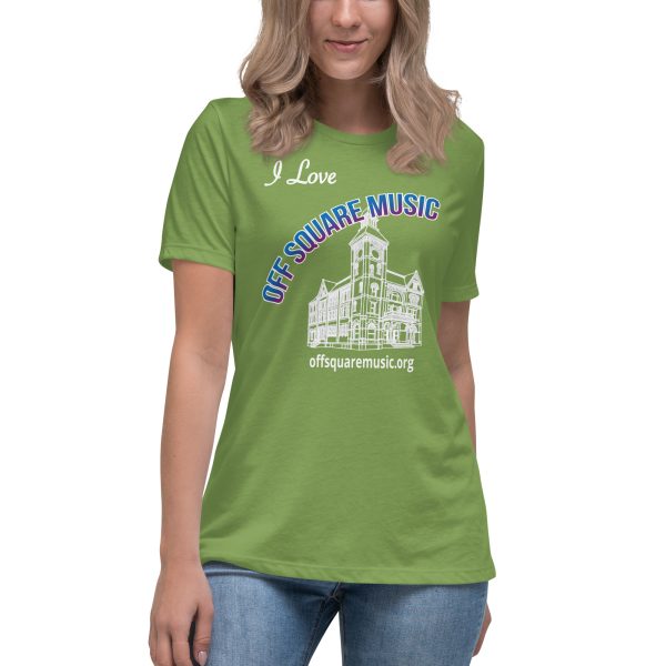 I Love Off Square Music – Women’s Relaxed T-Shirt (dark colors) - Front-only - Image 7