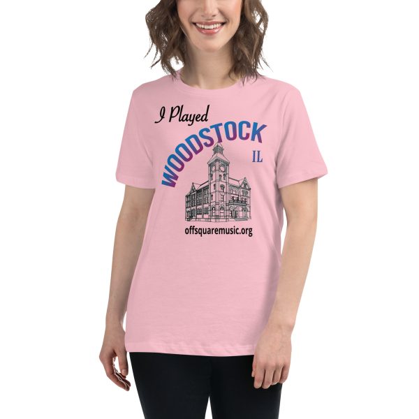 I Played Woodstock – Women’s Relaxed T-Shirt (light colors) - Front-only - Image 4
