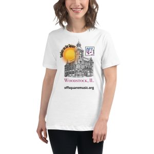 Sundays on the Square – Women’s Relaxed T-Shirt (light colors) - Front-only
