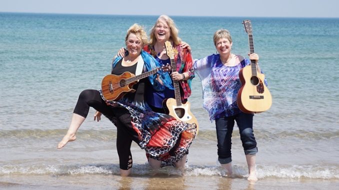 SongSisters: Patti Shaffner, Amy Dixon-Kolar, Sue Fink.